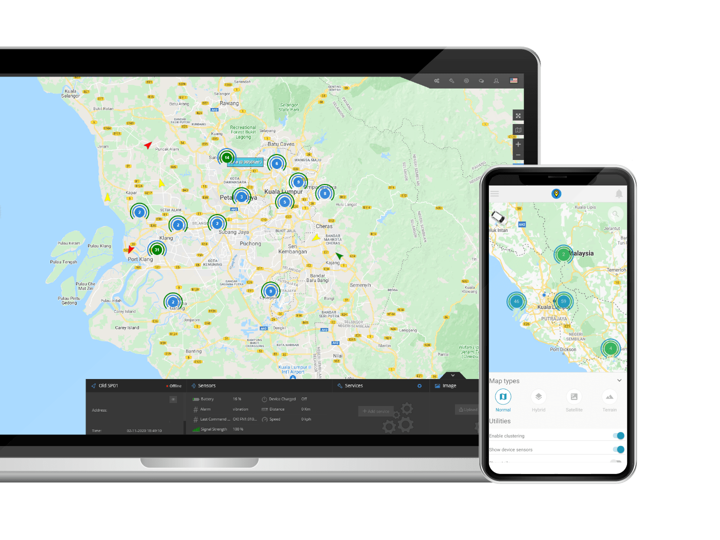 web & app 12 stopanik gps tracker